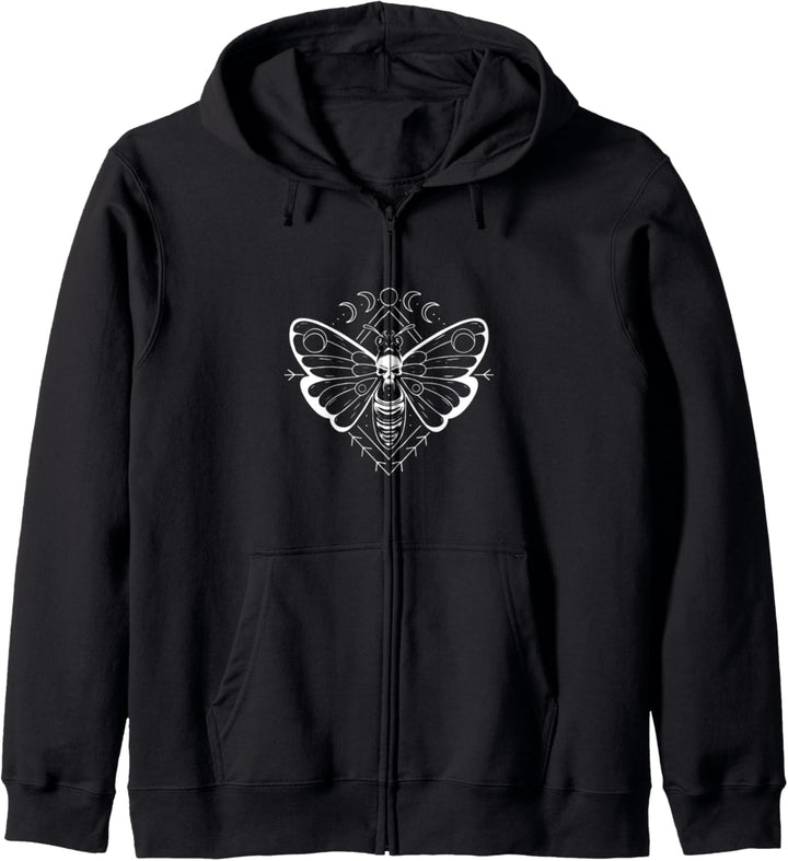 Motte, Gothic Metal, Totenkopfschwärmer, Dark Wave Kapuzenjacke