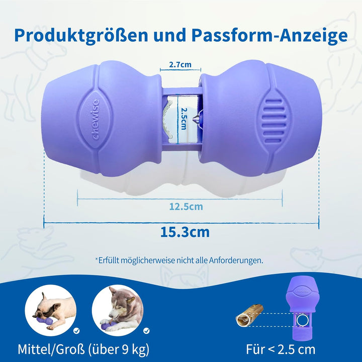 PetClan Chewise Bully Stick Halter – Ultimative Sicherheit & Robustes Design, BPA-frei, Verhindert E