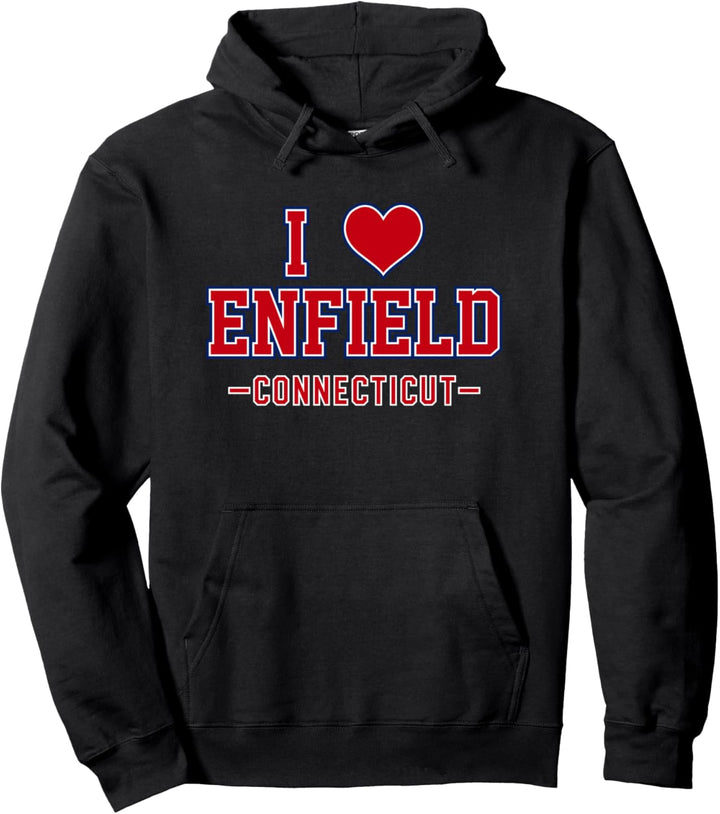 Ich liebe Enfield Connecticut Pullover Hoodie