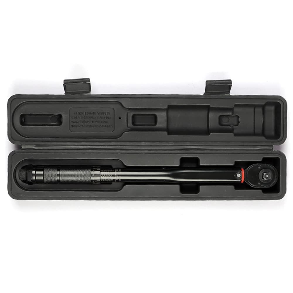 Drehmomentschlüssel, 10 mm (3/8"), 19-110 Nm, Schwarz Drehmoment-Schlüsse - Gesamtlänge: 370 mm, 3/8