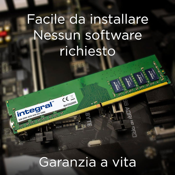 Integral 32GO Kit (2x16GO) DDR4 RAM 2400MHz (oder 2133MHz) SDRAM Desktop/Computer PC4-19200 Arbeitss