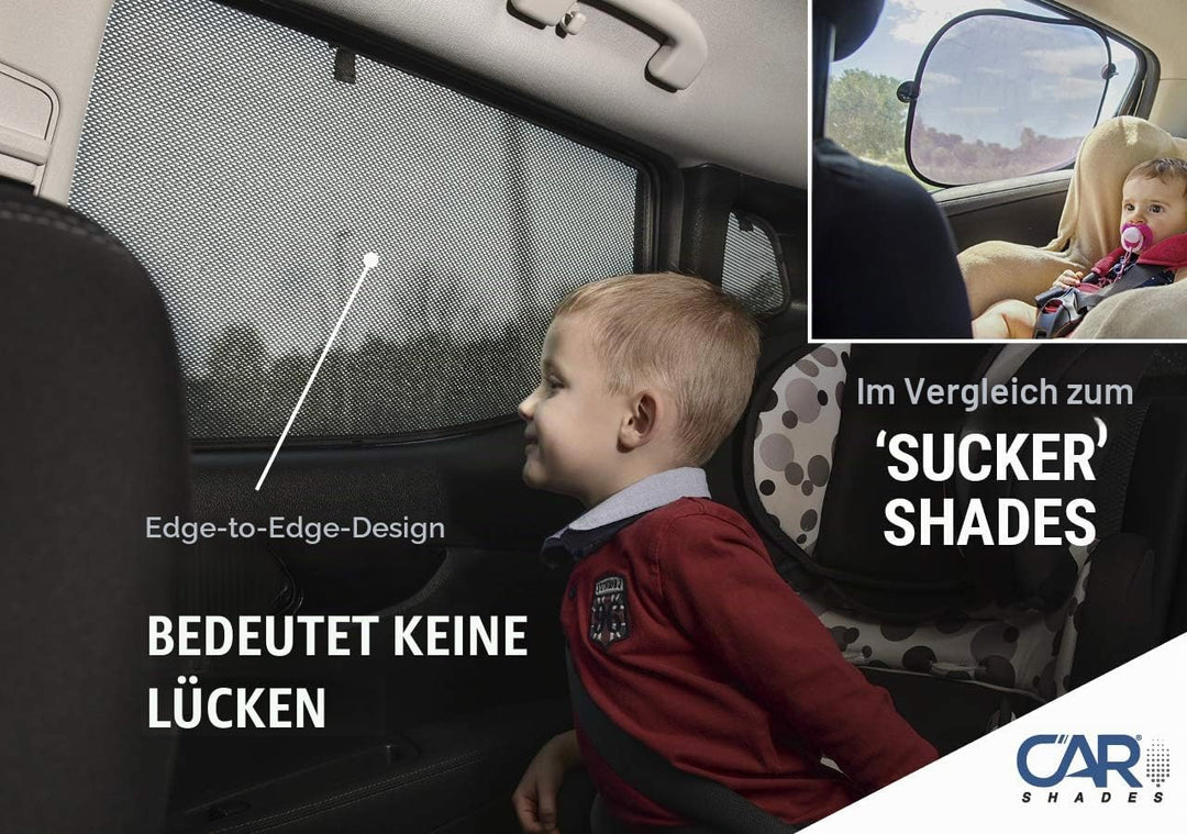 Satz Car Shades (Hintertüren) kompatibel mit BMW 5er E61 Touring 2004-2010 (2-teilig)