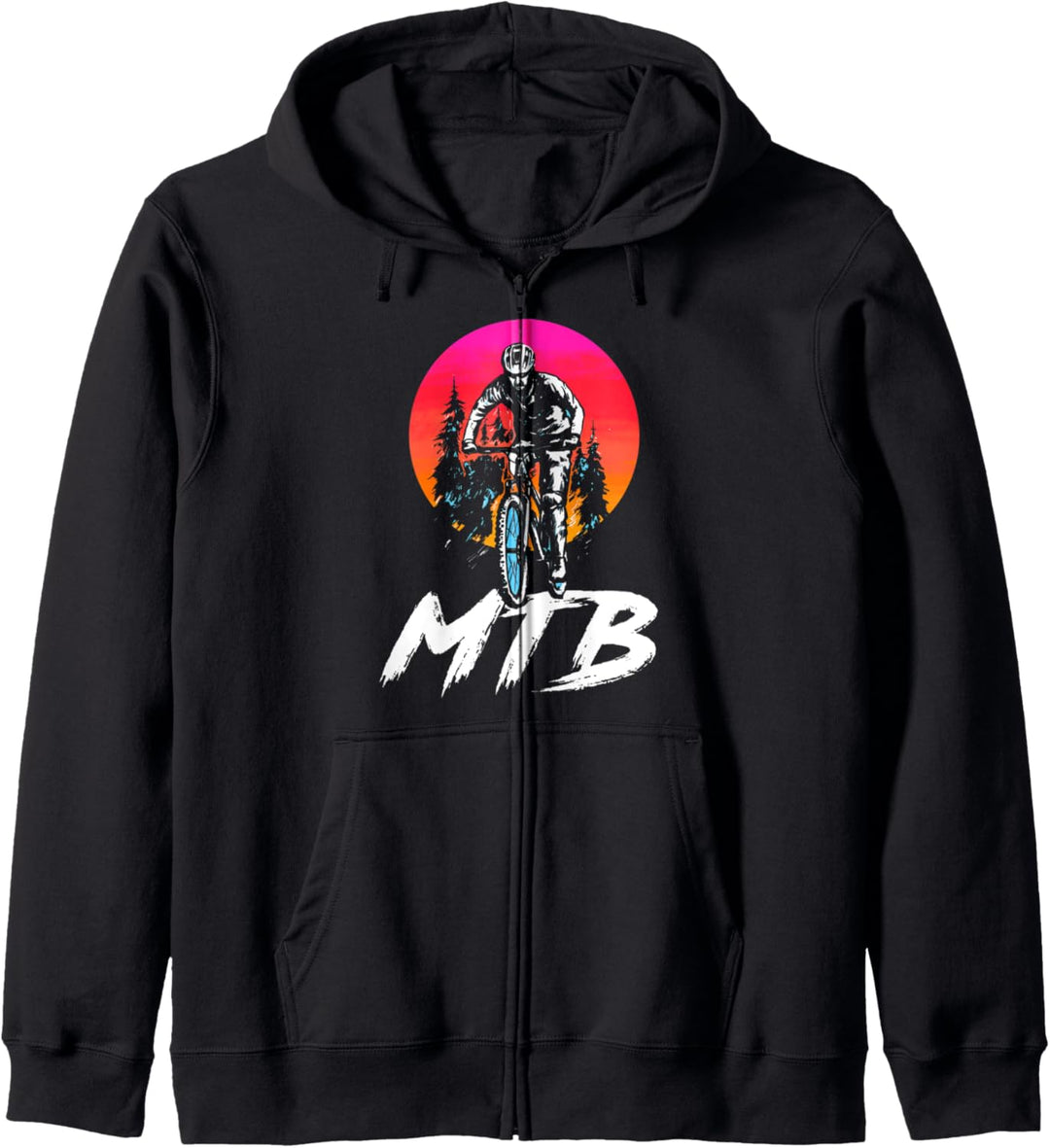 Mountain Biking Vintage Eighties Retro Mtn Biker 80s Awesome Kapuzenjacke