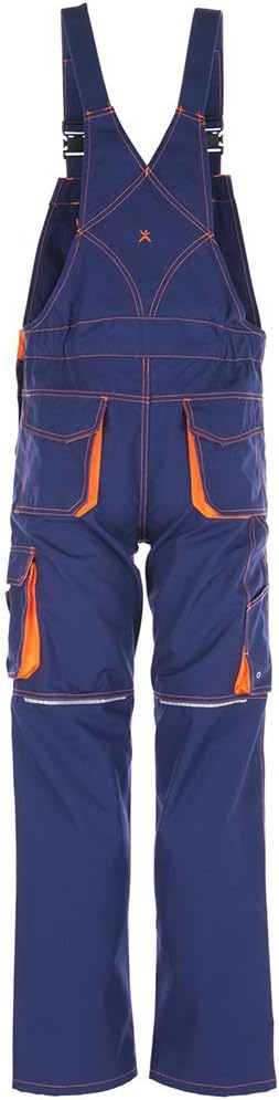 Planam Grösse 29 Unisex Basalt Neon Latzhose Marine orange Modell 6231 Marine/Orange 29, Marine/Oran