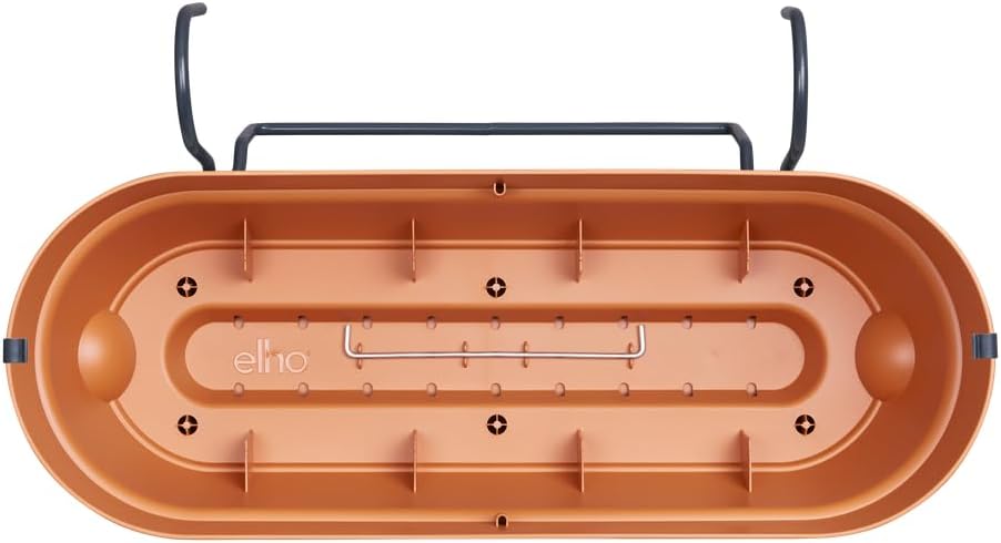 elho Vibia Campana Balkonkasten Allin1 50 mit Wasserreservoir - Übertopf für Balkon - 100% recycelte
