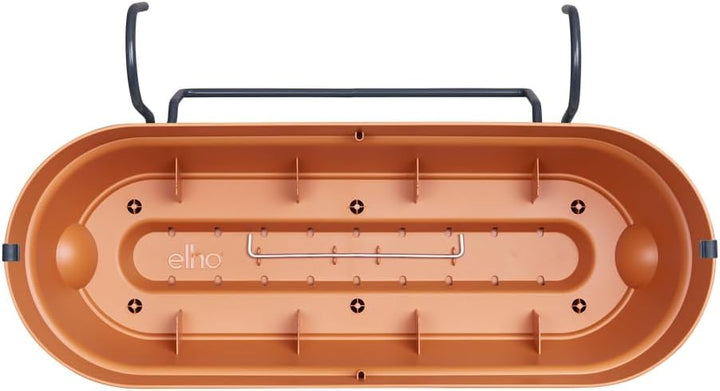 elho Vibia Campana Balkonkasten Allin1 50 mit Wasserreservoir - Übertopf für Balkon - 100% recycelte