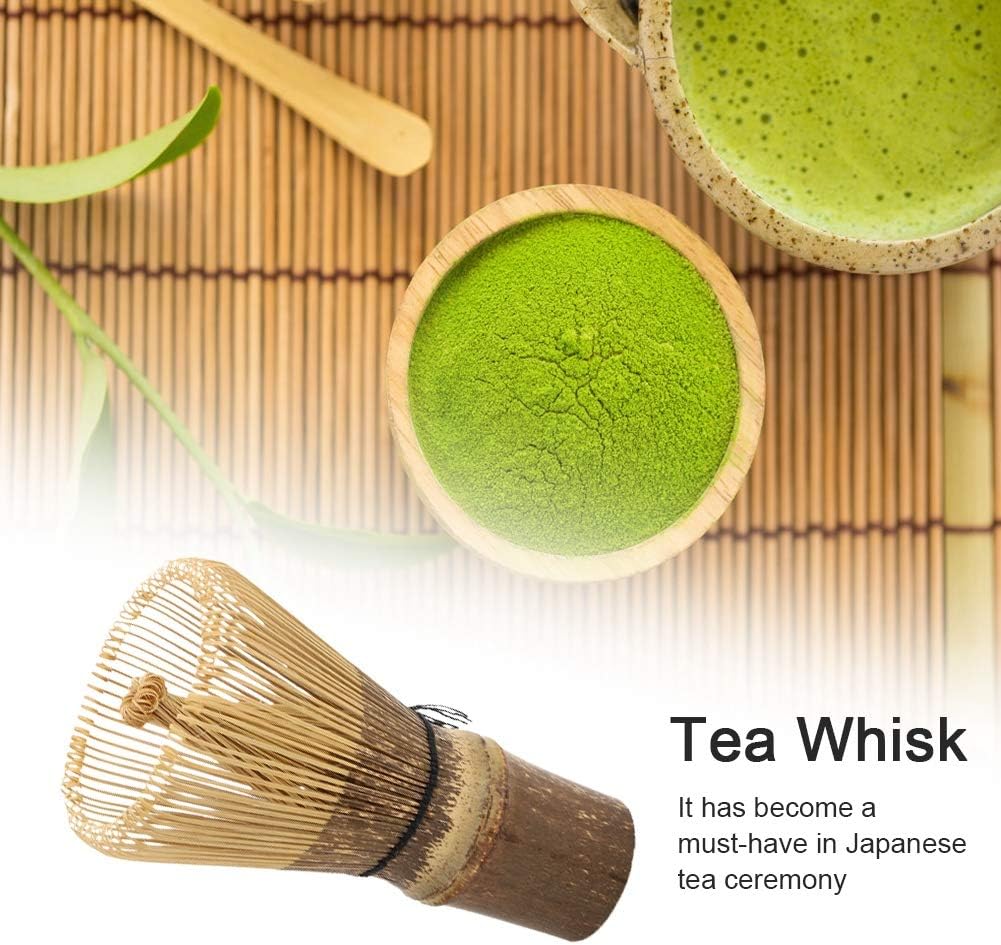 Bambus Matcha Schneebesen, japanische zeremonielle Matcha Tee Schneebürste Pinsel für Grüntee Pulver