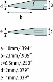 ESD Zangenset - schmitz 8482HS22-2 Zangen in einem Koffer - ESD/EGB Sicher - Dissipative Ableitend -
