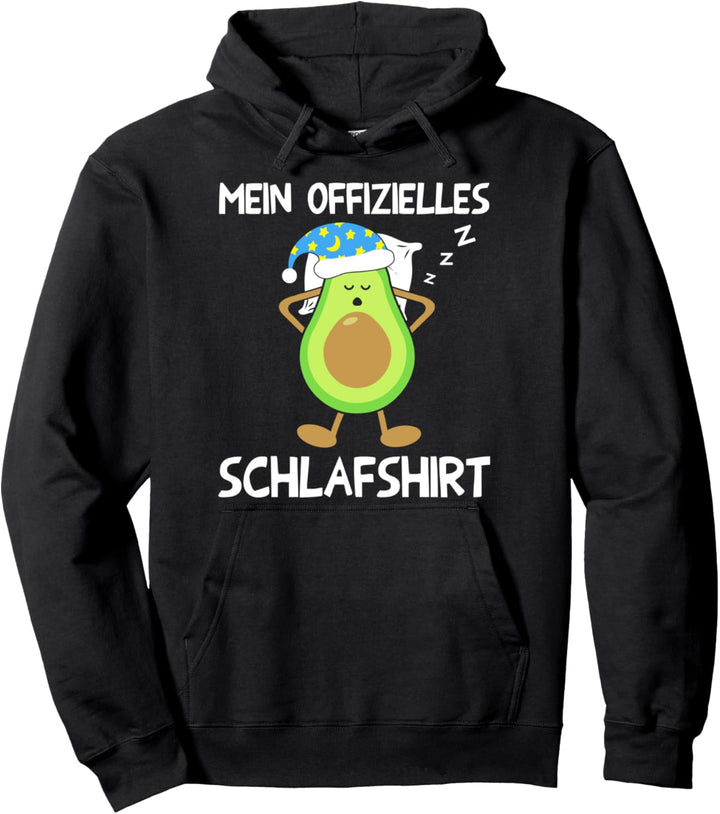 Offizielles Schlafshirt - Avocado Schlafanzug Nachthemd Pullover Hoodie