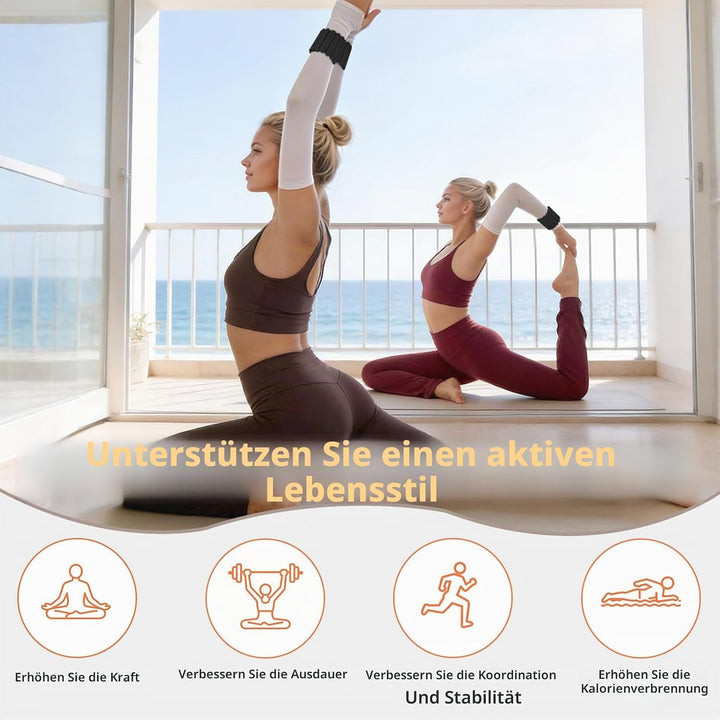 Abahub Magnetische Gewichte Hand Fuss Wrist Ankle Weights Handgelenk Gewichte für Beine und Arme Set
