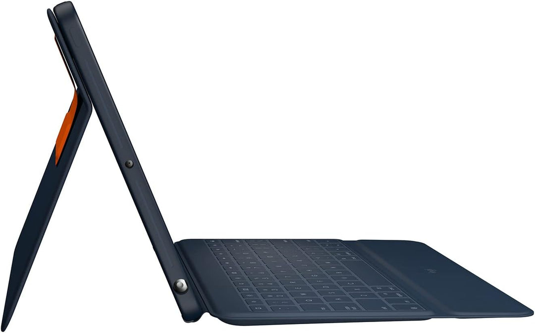 Logitech Rugged Combo 3 iPad Tastatur-Case mit Smart Connector für iPad (7., 8. und 9. Generation),