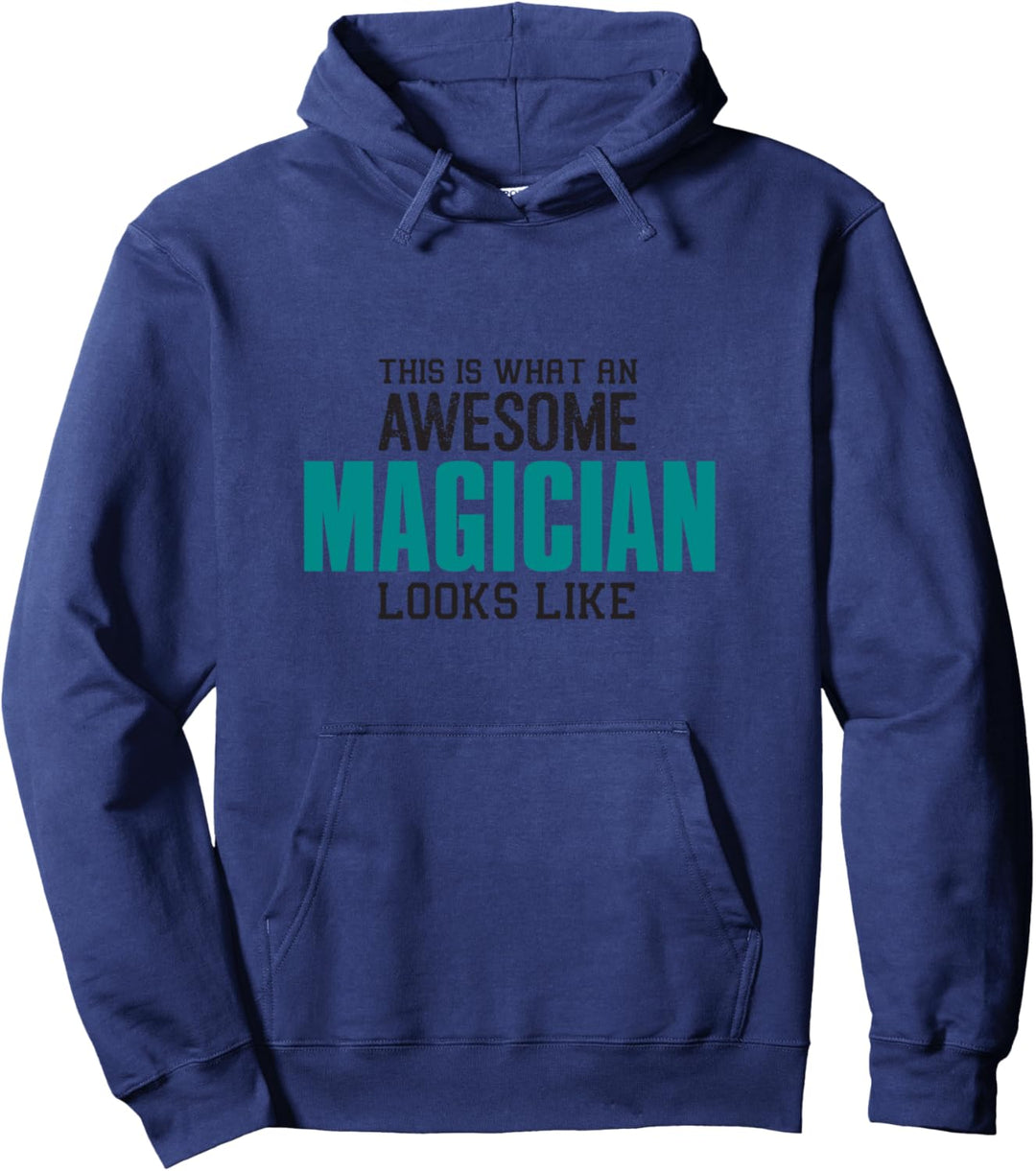 So sieht ein cooler Magier aus Lustiges Geschenk Zauberer Pullover Hoodie