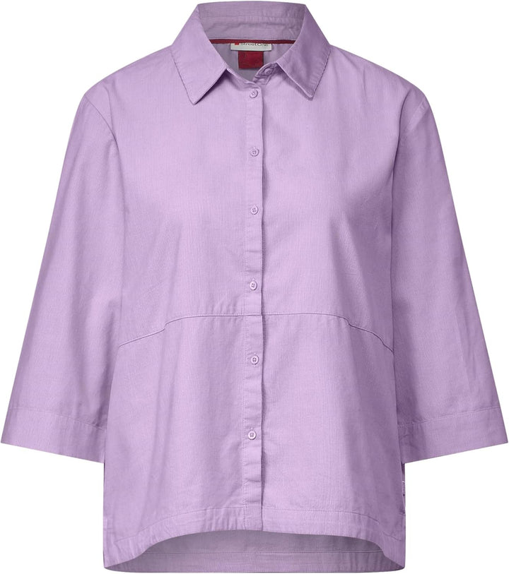 Street One Damen Blouse, Soft Pure Lilac