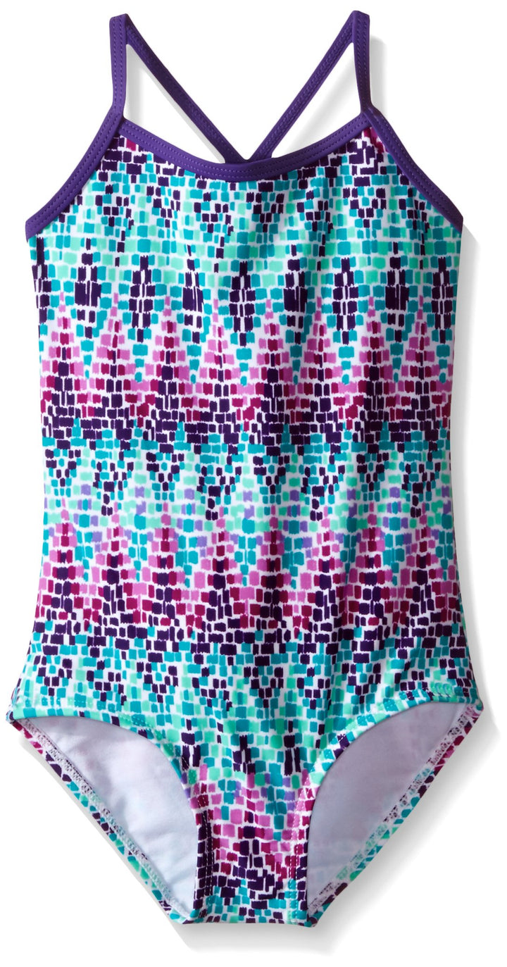 Kanu Surf Mädchen Badeanzug 10 Candy Purple Chevron, 10 Candy Purple Chevron