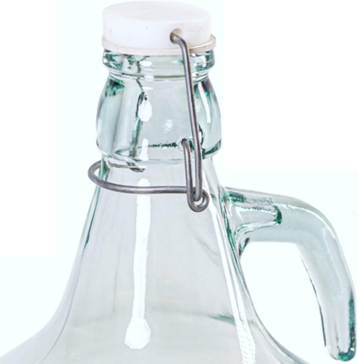 5L Bügelflaschen Gärballon Glasballon Weinballon Bügelverschluss Flasche Weinflasche (4), 4