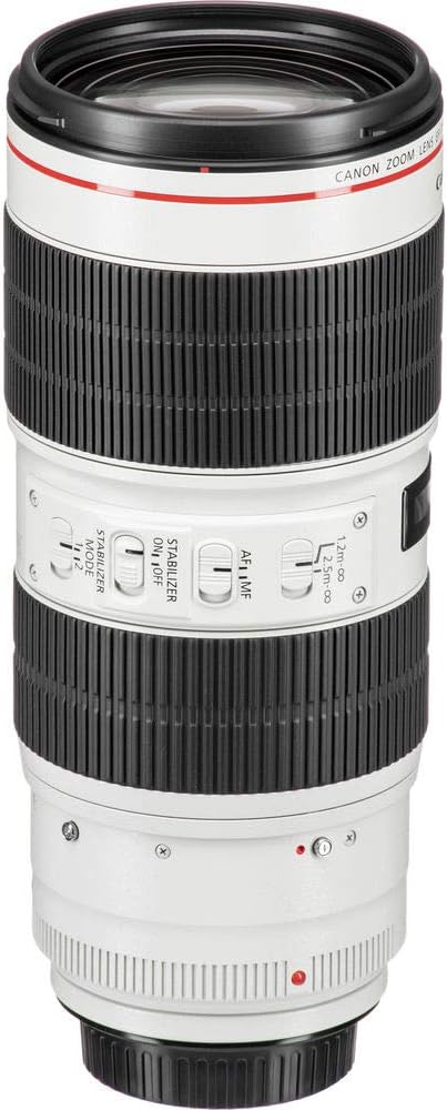 Canon EF 70-200mm F2.8L IS III USM Objektiv (77mm Filtergewinde) schwarz Single, Single