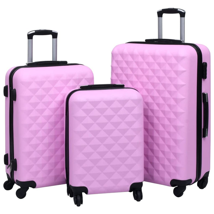 vidaXL Hartschale Trolley Set 3-TLG. 4 360-Grad-Rollen Hartschalenkoffer Reisekoffer Koffer Kofferse