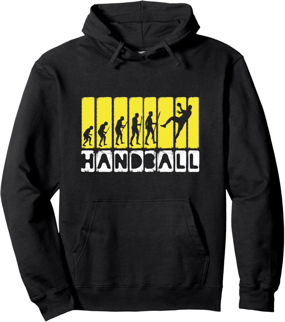 Handball Evolution, Handballer Design I Handballspieler Pullover Hoodie