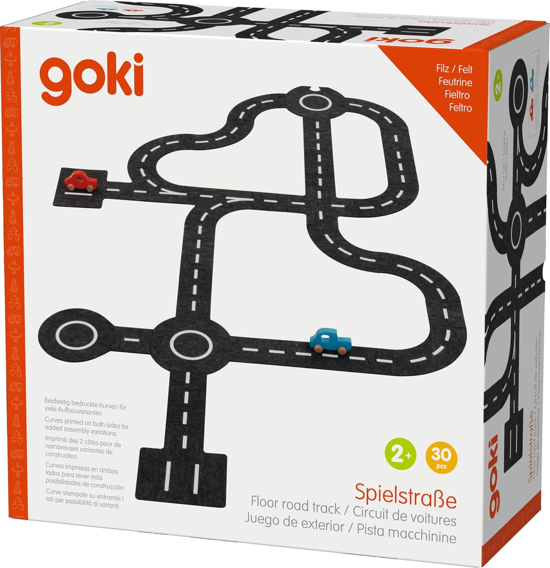 Goki - Rennstrecke mit 2 Autos – andere Materialien – 53812