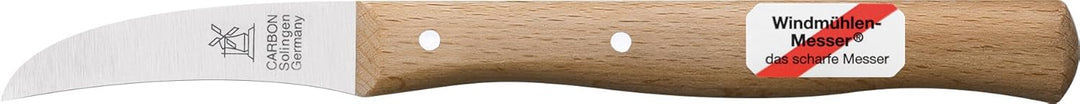 2x Schälmesser, Gemüsemesser, kleines Küchenmesser, 6 cm Windmühlenmesser Vogelschnabel