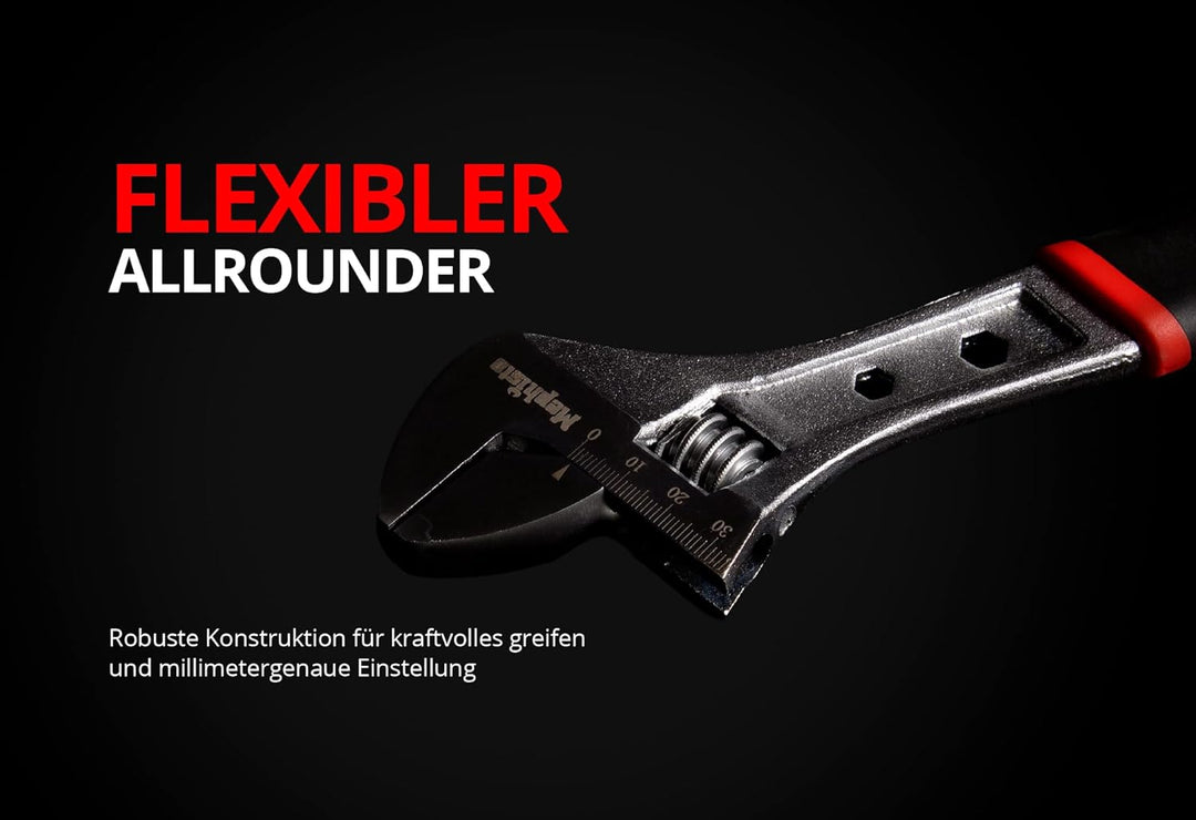 Mephisto Werkzeugkoffer - Werkzeugtrolley - Premium XXL Werkzeugset mit GS und VDE zertifiziertem Ch