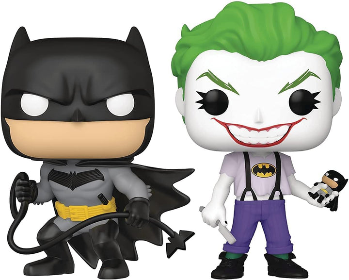 dc comics 56117 Pop DC Heroes White Knight: Batman &amp; Joker PVC-Figur, Einfarbig, Mehrfarbig, One Siz