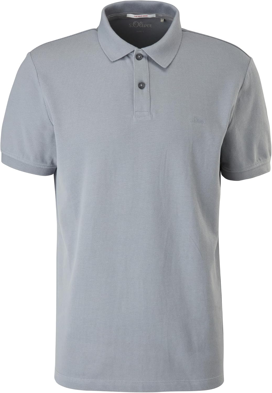 s.Oliver Herren Polohemd, Grau