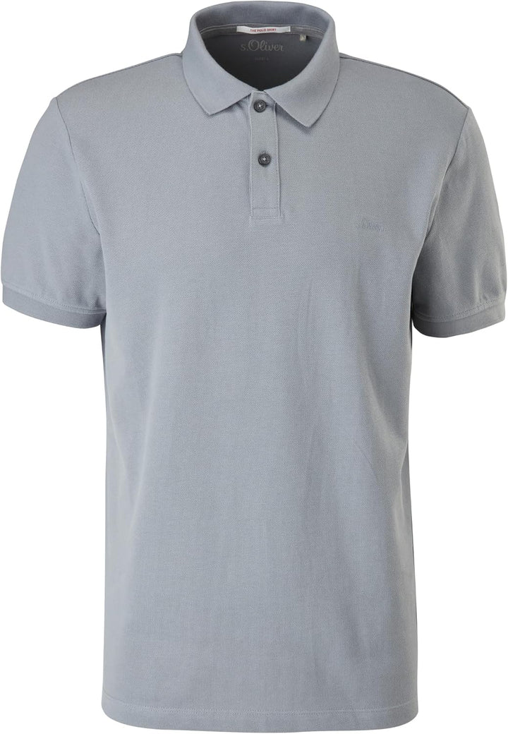 s.Oliver Herren Polohemd, Grau