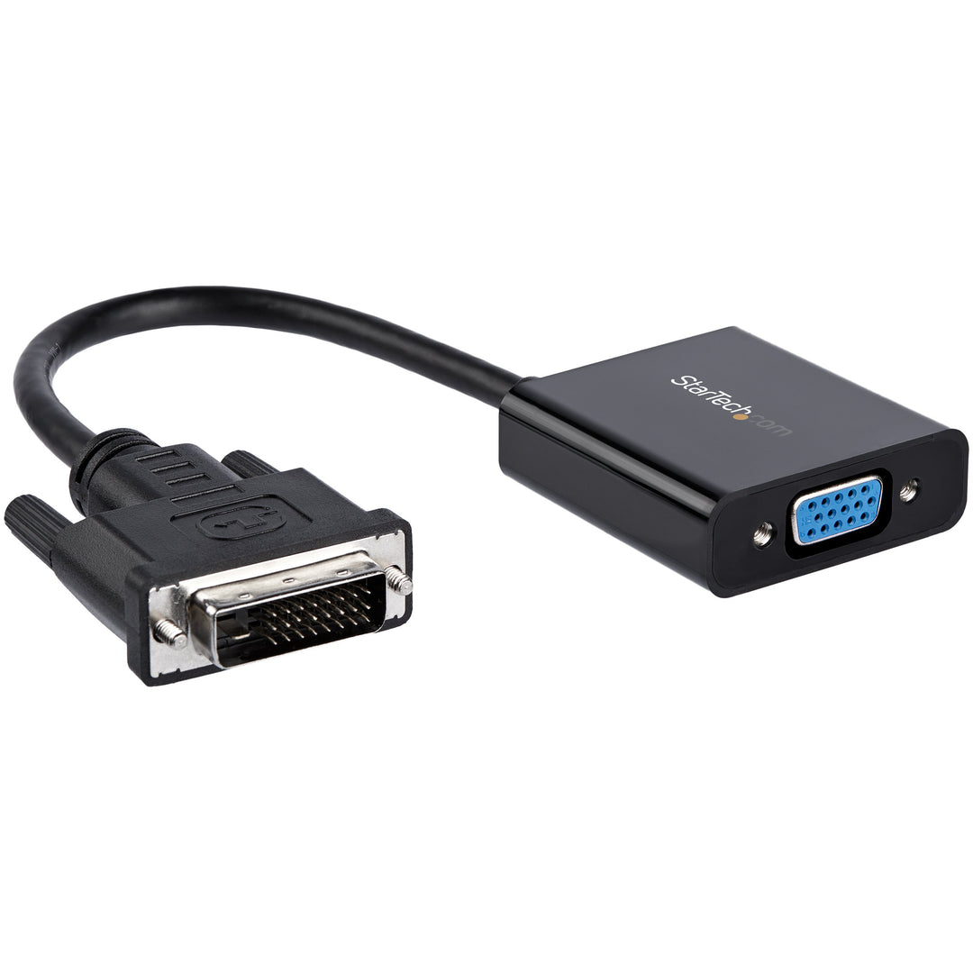 StarTech.com DVI-D auf VGA Aktives Video Adapter/ Konverter Kabel - DVI zu VGA Wandler Box Stecker /