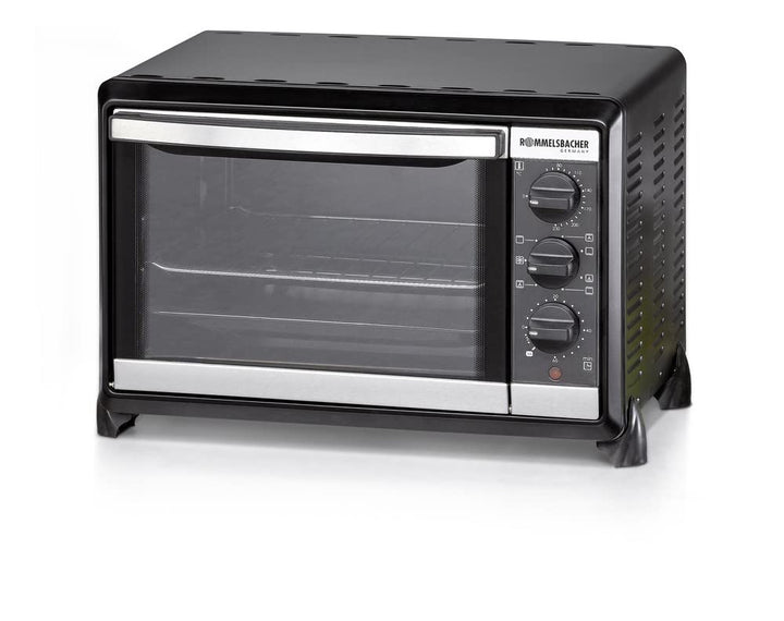Rommelsbacher BG 1250 EX Kleinbackofen mit Pizzastein & Umluft 18 Liter Volumen