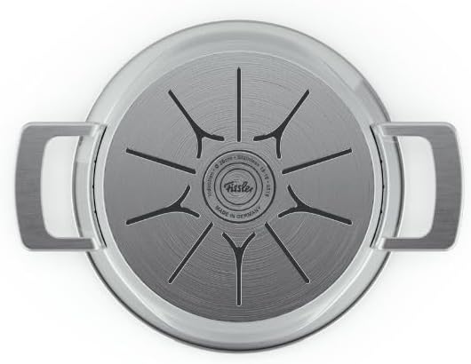 Fissler Phi Collection Bratentopf (20 cm, 2,3 L) mit Glasdeckel – Edelstahl-Bratentopf, induktionsge