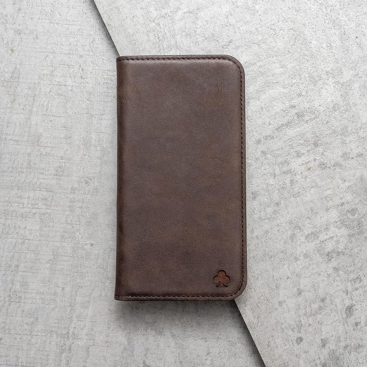 Porter Riley - Lederhülle für Google Pixel 7 Pro. Premium Echtleder Standhülle/Cover/Brieftasche (Sc