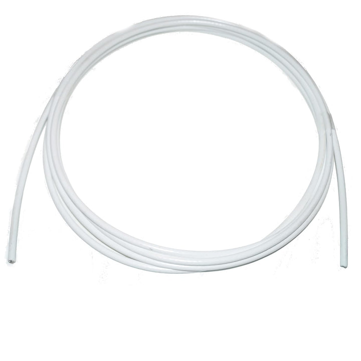 Drahtseil 5mm 5 Meter A4 Edelstahl PVC ummantelt 3,0/5,0 mm, weiss A4 NIRO, Nirosta 5m Durchmesser: