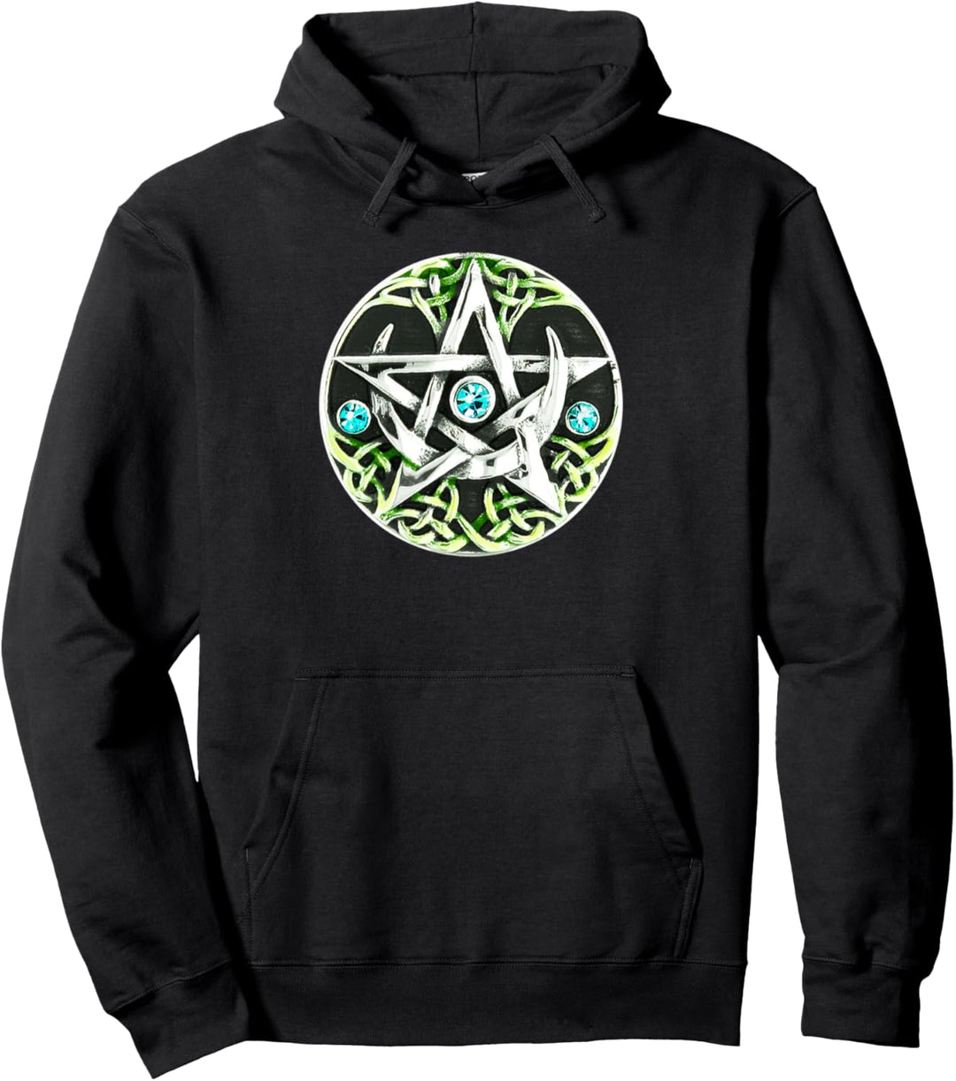 Keltisches Pentagramm Pullover Hoodie