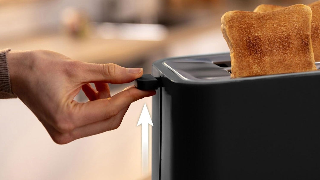 Bosch TAT4M223 Toaster 2 Scheiben 950 W schwarz Edelstahl