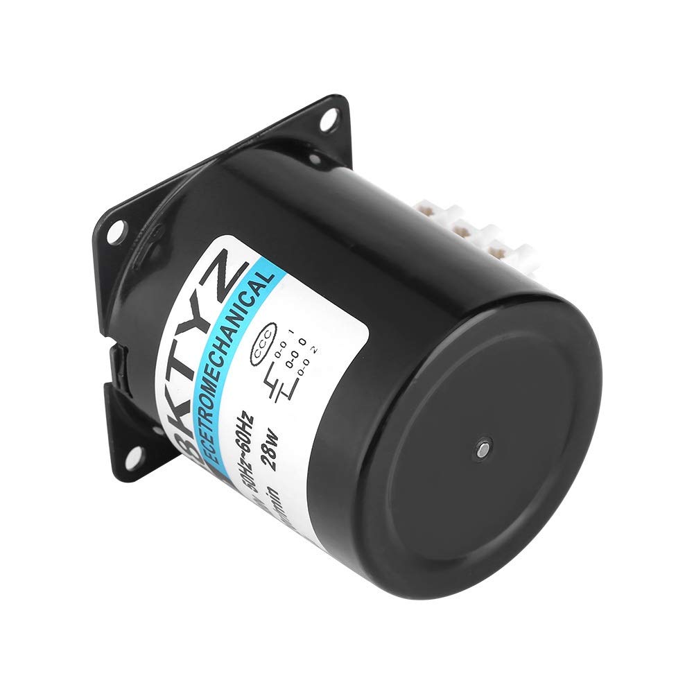 Nikou Synchronmotor, 68KTYZ AC220V 28W Permanentmagnet-Synchrongetriebemotor CW/CCW 20 U/min Langsam