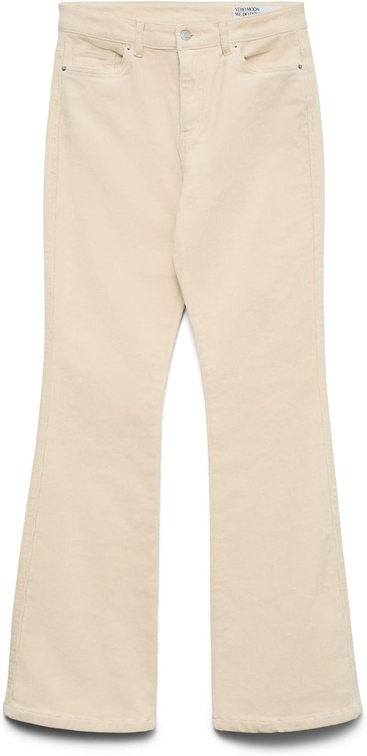 VERO MODA Female Hose VMSIGA Hohe Taille Hose L Braun / Tobacco Brown, L Braun / Tobacco Brown