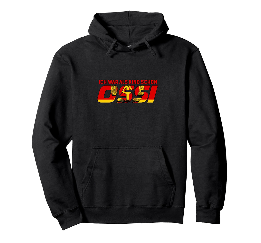 Ossi Ostprodukt Qualität Hergestellt in der DDR Ostdeutsch Pullover Hoodie