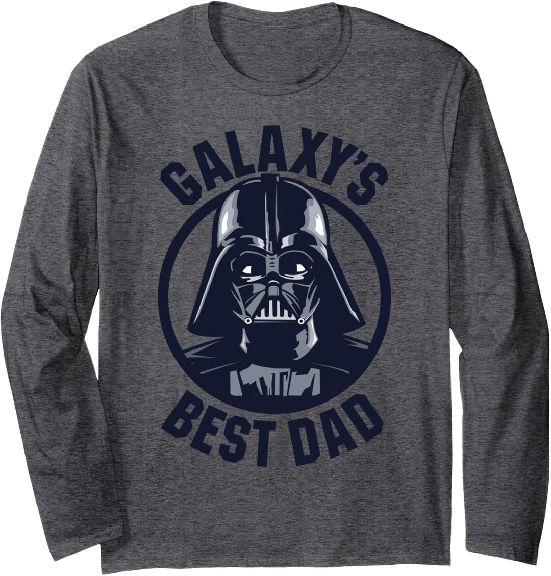 Star Wars Darth Vader Best Dad In The Galaxy Poster Langarmshirt
