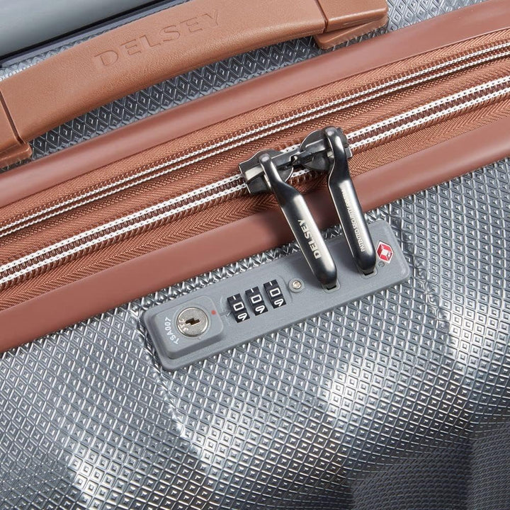 Delsey ST TROPEZ ERW 4DR TR 77, Platinum, XL ( 76.5cm - 110.22L ) L Platinum, L Platinum
