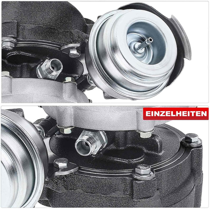 Frankberg Turbolader Kompatibel mit A4 8EC B7 A4 Avant 8ED B7 A6 4F2 C6 A6 Avant 4F5 C6 2.0TDI 2004-