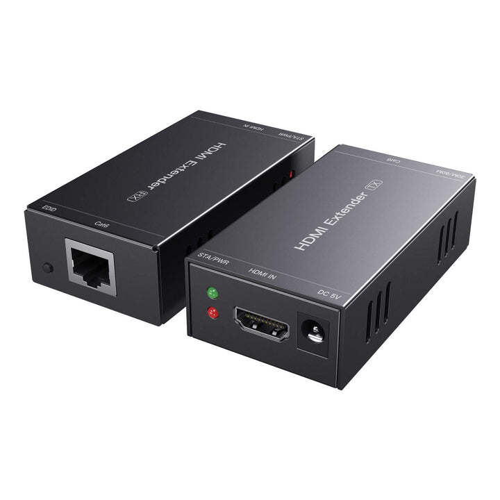 PWAYTEK HDMI Extender 1080p@60Hz, 3D, über Single Cat5e/Cat6/Cat 7 Kabel Full HD unkomprimiert Übert