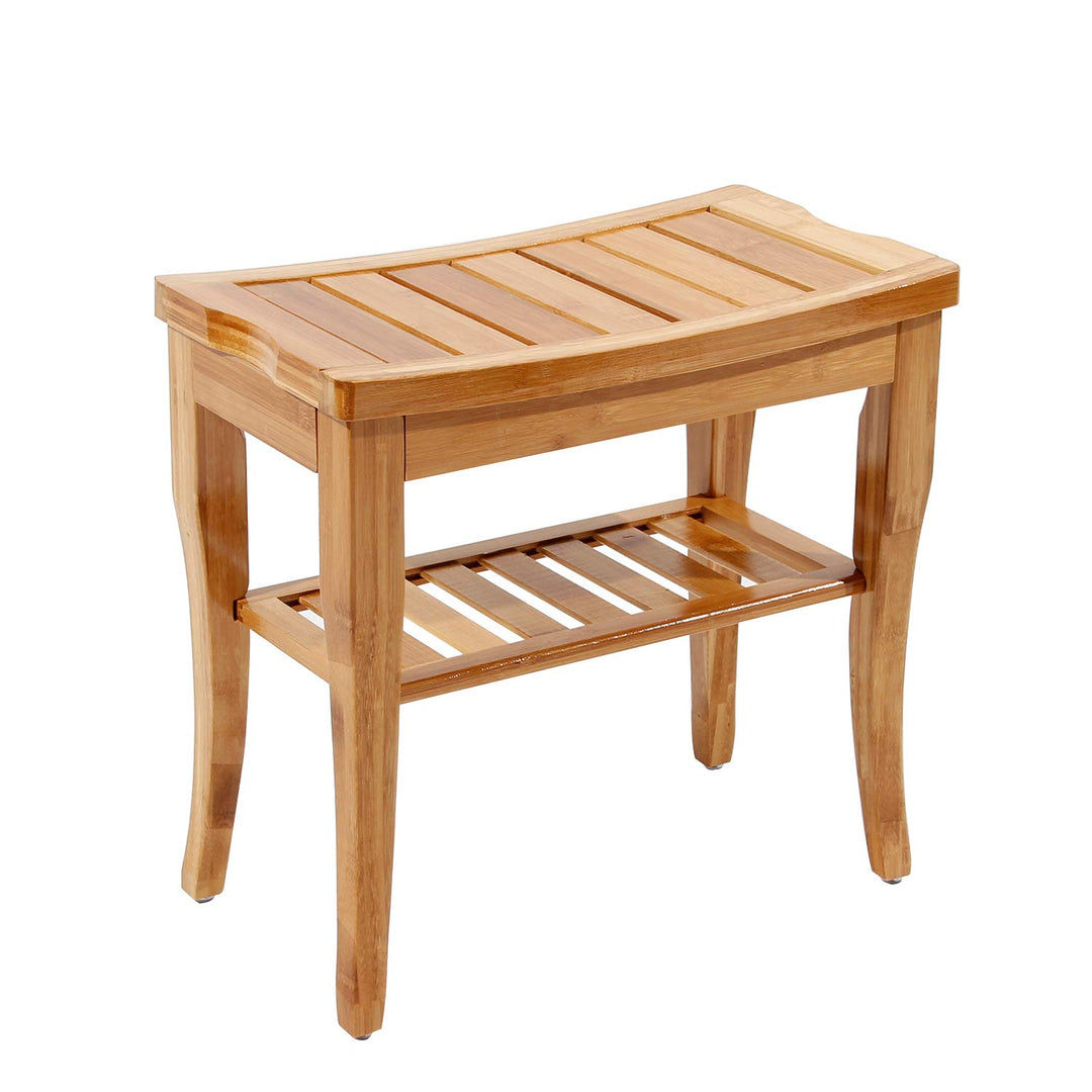 SogesHome Badezimmerhocker Duschhocker Rutschfester wasserdichter,Duschstuhl,Badhocker 2 Etagen，47.5