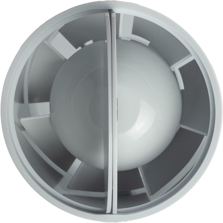 STERR IDM100S Schlanker Rohrventilator 100 mm - Rohrlüfter - Hohe Qualität - Leise - Für Bad WC - Kü
