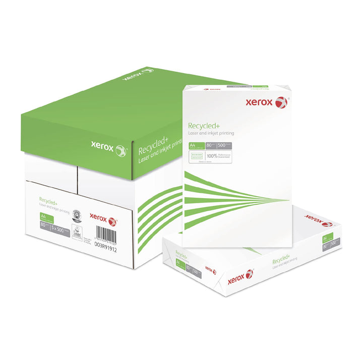 Xerox Recycled+ Papier 003R91912 - DIN A4 80 g/m² - Kopierpapier für Laserdrucker und Kopierer - aus