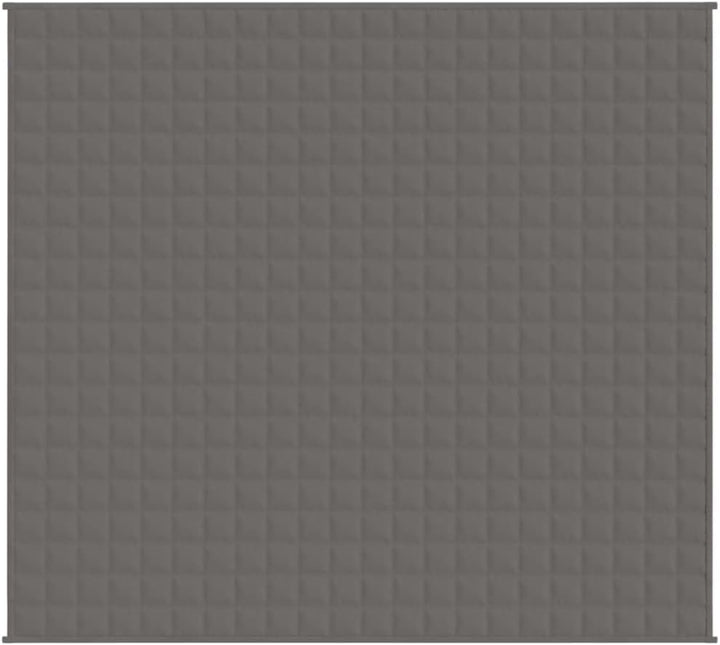 Brokky Gewichtsdecke Grau 200x230 cm 9 kg Stoff Entspannungsdecke Schwere Decke zum Schlafen Erwachs