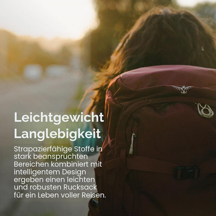 Osprey Damen Fairview Unisex Reiserucksack Rucksack (1er Pack) O/S - Fassungsvermögen 40L Winter Nig