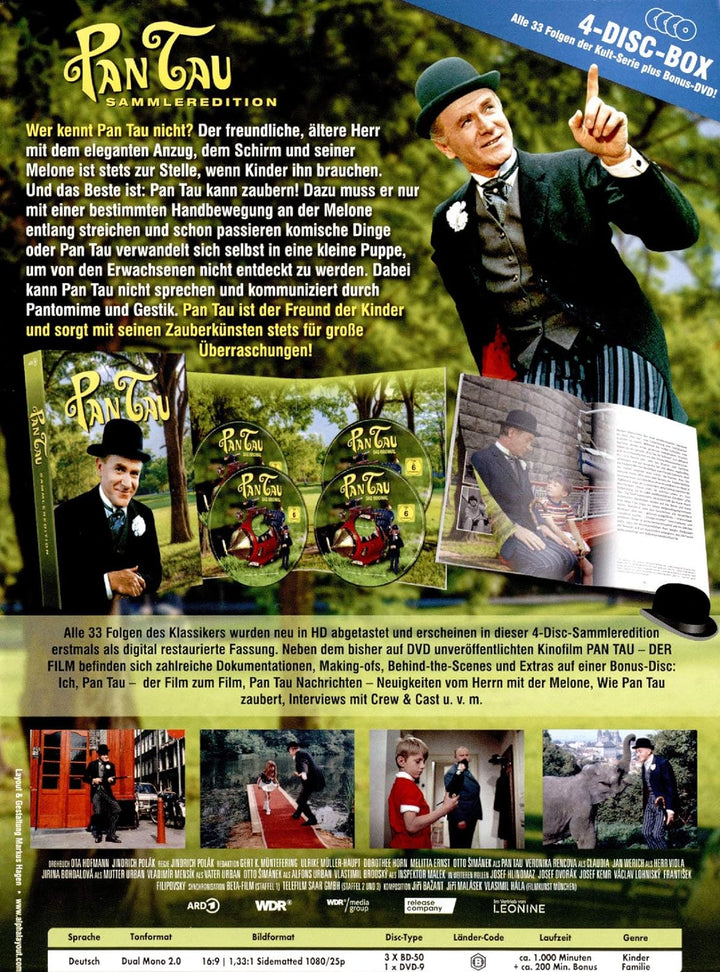 Pan Tau - Die komplette Serie (Sammler - Edition, digital restauriert) Blu-ray, Blu-ray
