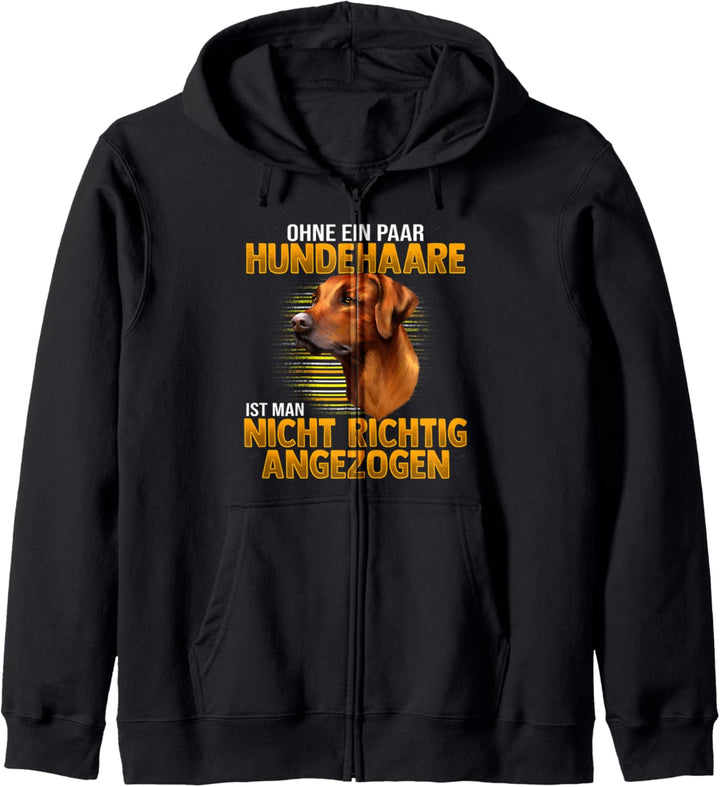 Rhodesian Ridgeback Hund Spruch Geschenk Kapuzenjacke