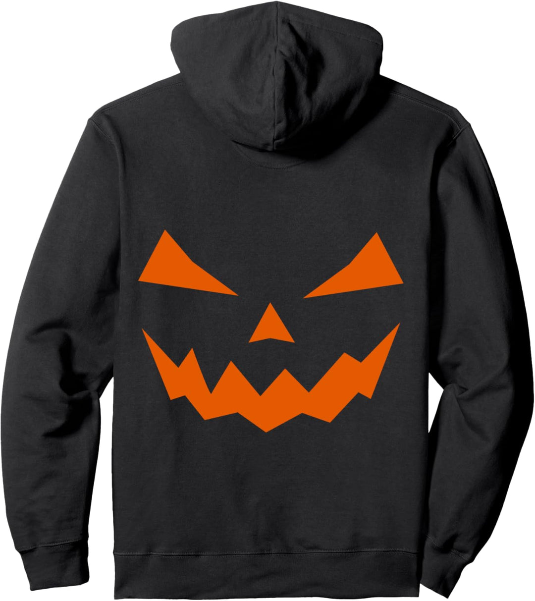 Halloween Kürbis Gesicht Pullover Hoodie